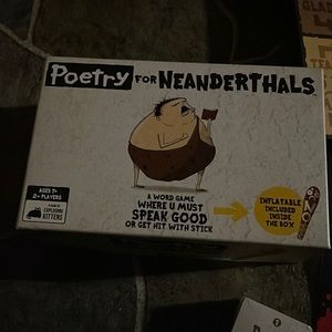 Poetry for Neanderthals board game